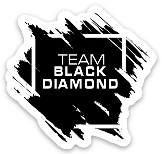 Black Diamond Team Stroke Sticker