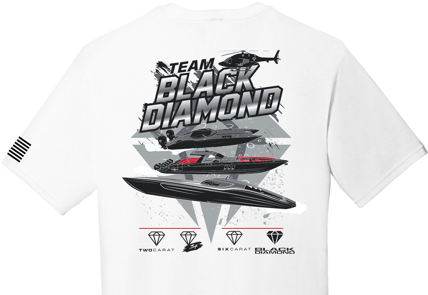 Black Diamond Team Design Cropped Short Sleeve Crew